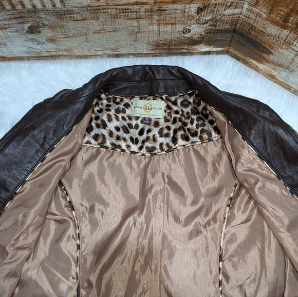 Wilson's Leather Women's Small Brown Jacket - Picture 4 of 9